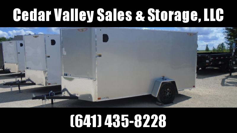 2023 H and H Trailer 6x12 HH Series Flat Top V-Nose Enclosed Cargo Trailer 3K Idler (H7212SFTV-035) Enclosed Cargo Trailer 2023 H and H Trailer 6x12 HH Series Flat Top V-Nose Enclosed Cargo Trailer 3K Idler (H7212SFTV-035) Enclosed Cargo Trailer