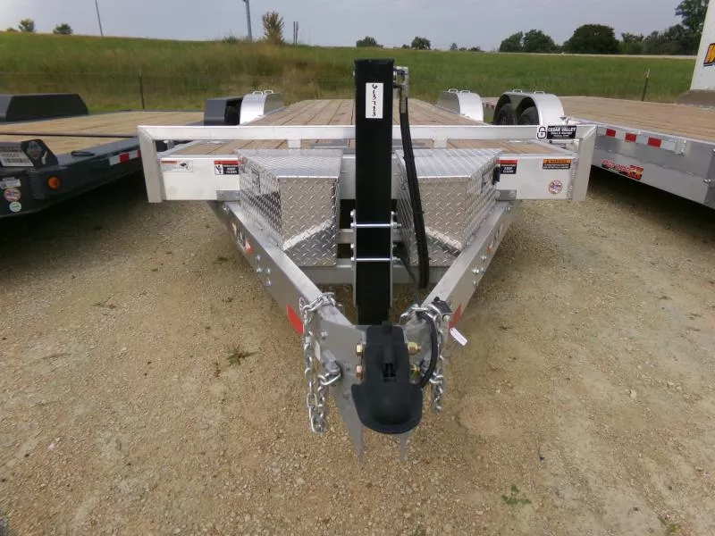 2026 H and H Trailer 82x24 Aluminum Electric Tilt Speed Loader, 14k (H8224EXA-140) Car Hauler