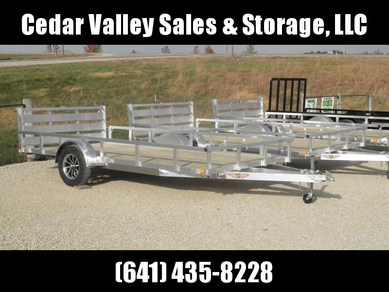 2021 H&H 82x14 Aluminum Rail Side Utility Trailer 2021 H&H 82x14 Aluminum Rail Side Utility Trailer