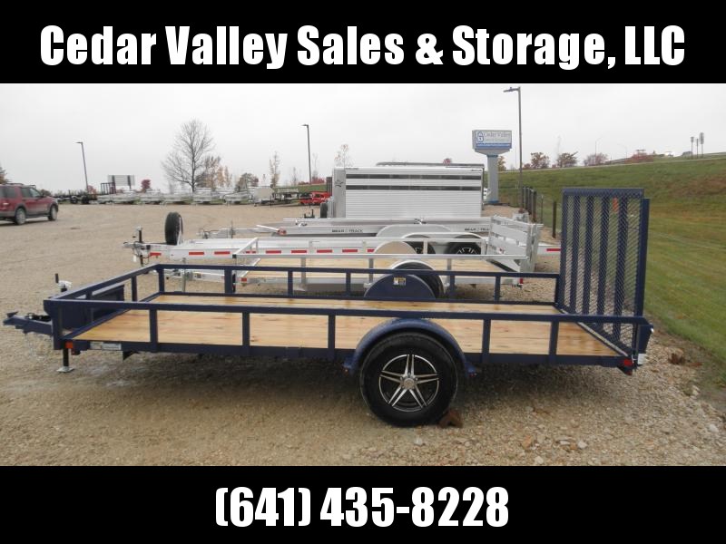 2022 H&H 82x14 Rail Side Utility Blue with Aluminum Rims 2022 H&H 82x14 Rail Side Utility Blue with Aluminum Rims