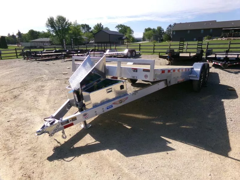 2025 H and H Trailer 82 x 22 Aluminum Electric Tilt Speed Loader Car Hauler-10k (H8222EXA-100) Car Hauler