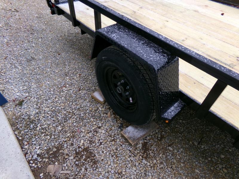 2025 H and H Trailer 82x14 Rail Side Utility Trailer, 3K (H8214RS030
