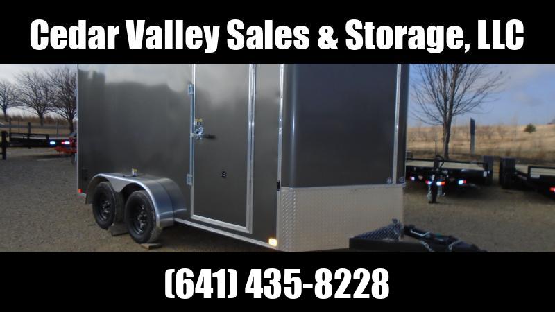 2023 H and H Trailer 7x14 HH Series Flat Top V-Nose Enclosed Cargo Trailer 7K Brake (H8414TFTV-070) Cargo / Enclosed Trailer
