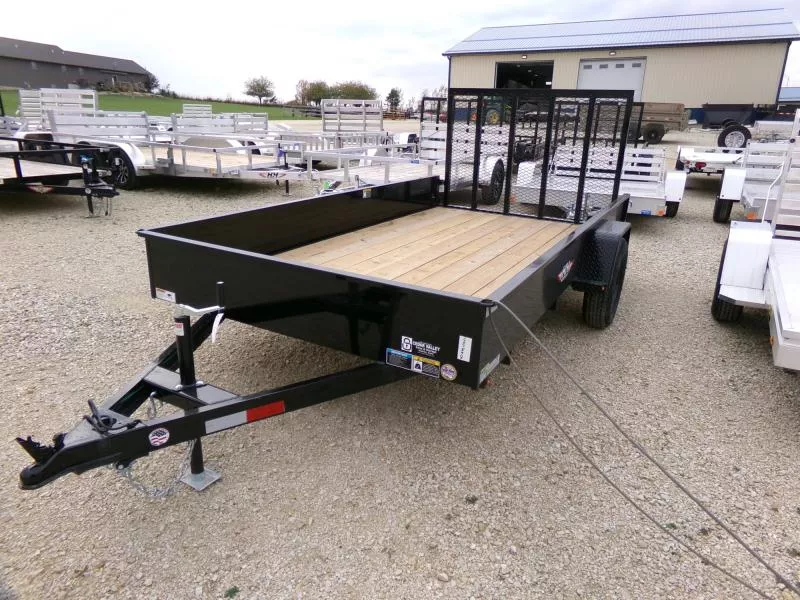 2026 H and H Trailer 76 X 12 Solid Side Utility Trailer-3k (H7612SS-030) Utility Trailer