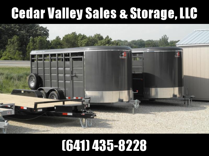 2021 S&S Manufacturing 6'8" X 16' Livestock Trailer 12k 2021 S&S Manufacturing 6'8" X 16' Livestock Trailer 12k
