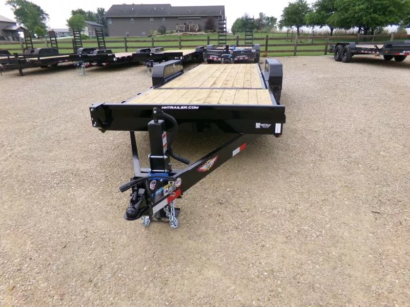 2025 H and H Trailer 82 x 16 + 6 Gravity Tilt Equipment Trailer,14K GVWR Equipment Trailer