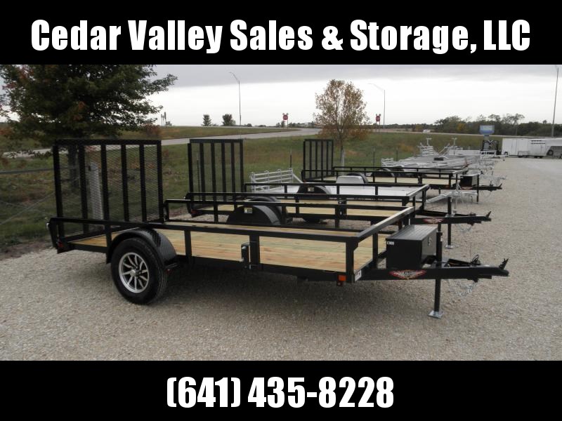 2021 H&H 76x12 Rail Side Utility Trailer with toolbox and Aluminum Rims! 2021 H&H 76x12 Rail Side Utility Trailer with toolbox and Aluminum Rims!