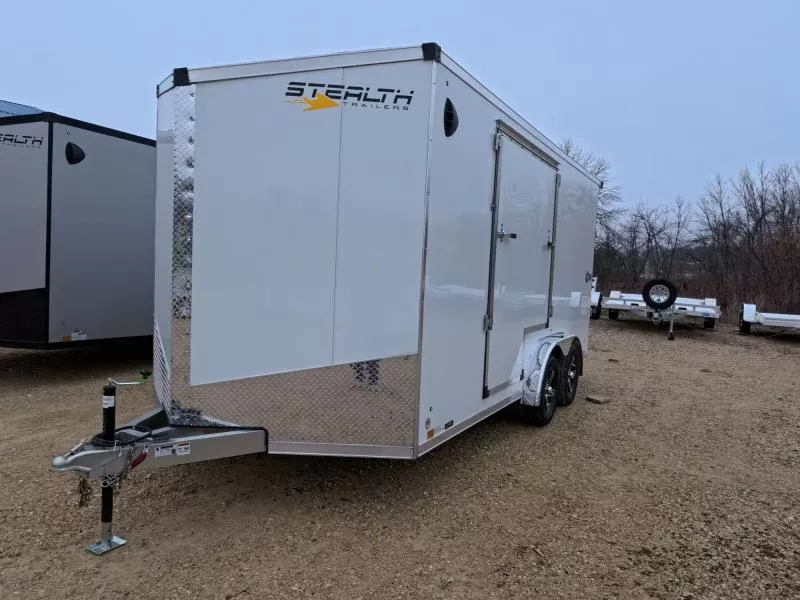 2026 Stealth Trailers 7.5 x 16 x 7 COBRA Enclosed Cargo with Sidewinder Side Escape Door, Rear Stabilizer Jacks, Torsion Axles and 7K GVWR Cargo / Enclosed Trailer