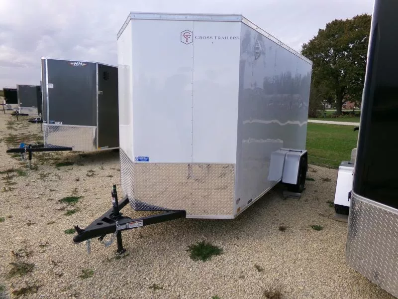 2026 Cross Trailers 6 x 12 Beta Enclosed Cargo with 6'6" Wall Height, 2990 lb. GVWR, Rear Stabilizer Jacks, Ramp Door with Spring Assist, 16" On Center Pkg. and D-Rings in 4 Corners Cargo / Enclosed Trailer