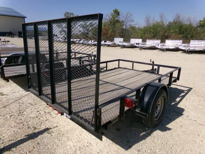 2005 Parker Trailers USED Single Axle 77" x 10' Utility Trailer Tilt Trailer