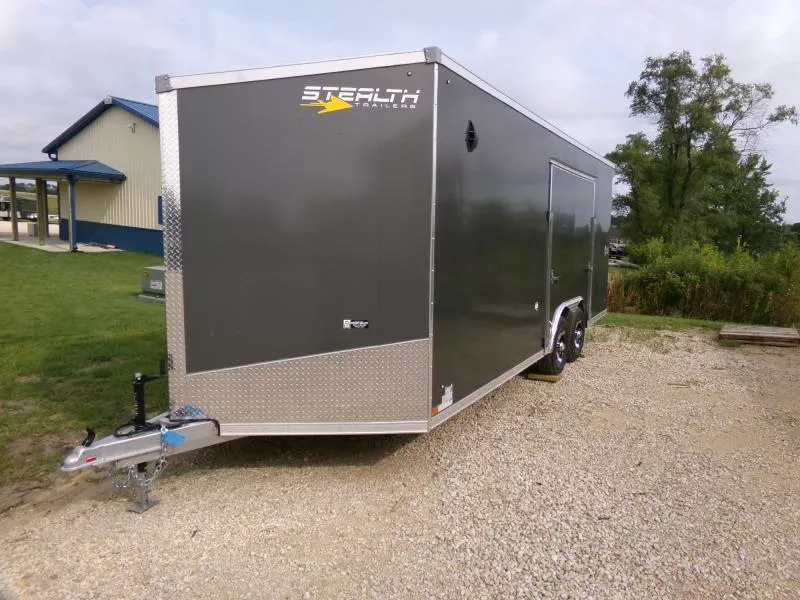 2025 Stealth Trailers 8.5 x 20 x 7 Cobra Enclosed Cargo , UTV Aluminum Package, Rear Flare with Loading Lights, Deluxe Escape Door, Removeable Fenders and 5200 lb. Axles Cargo / Enclosed Trailer