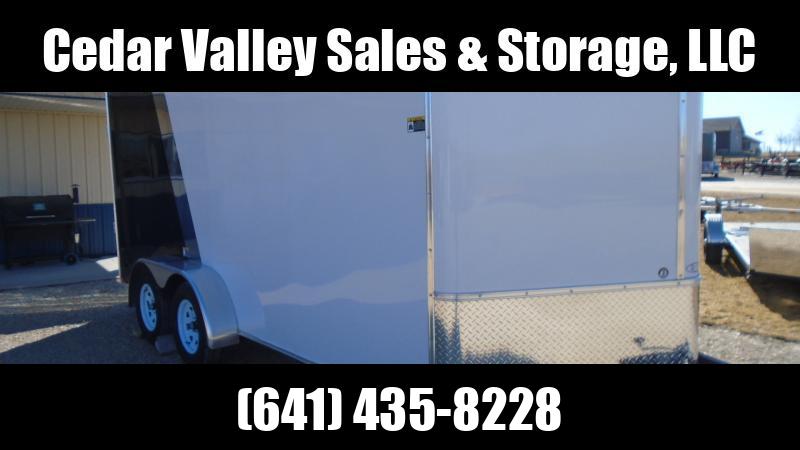 2023 H and H Trailer      7 X 16 HH Series Flat Top V-Nose  Enclosed Cargo trailer