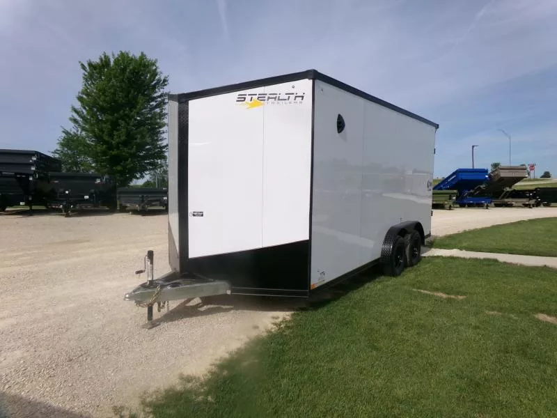 2025 Stealth Trailers 7.5x16x7 Cobra UTV Aluminum Package, Blackout Package, Rear Flare w/ Load Lights Cargo / Enclosed Trailer