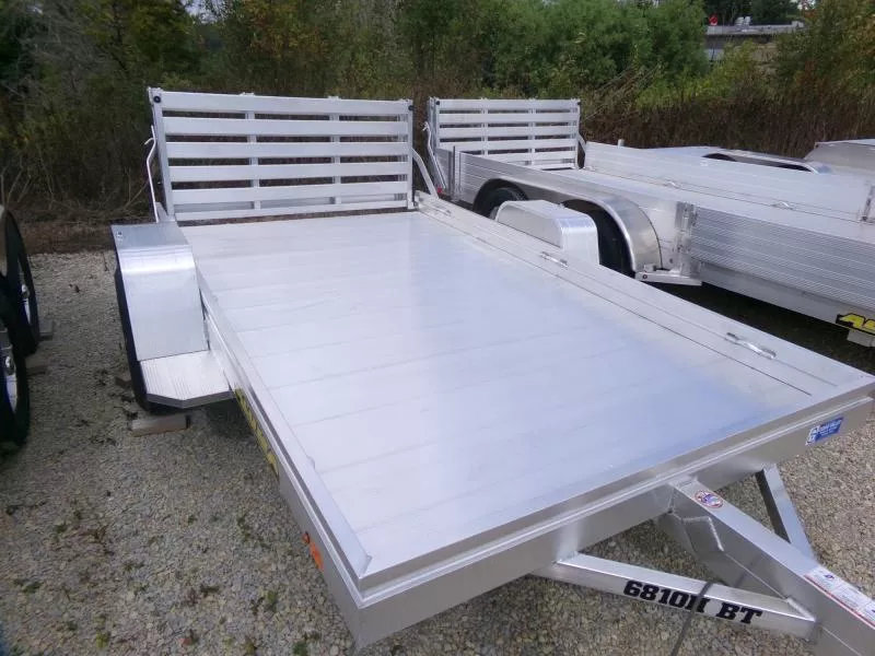 2026 Aluma 68 x 10 Heavy Single Axle Utility with Bi-Fold Tailgate and 2990lb. GVWR Utility Trailer