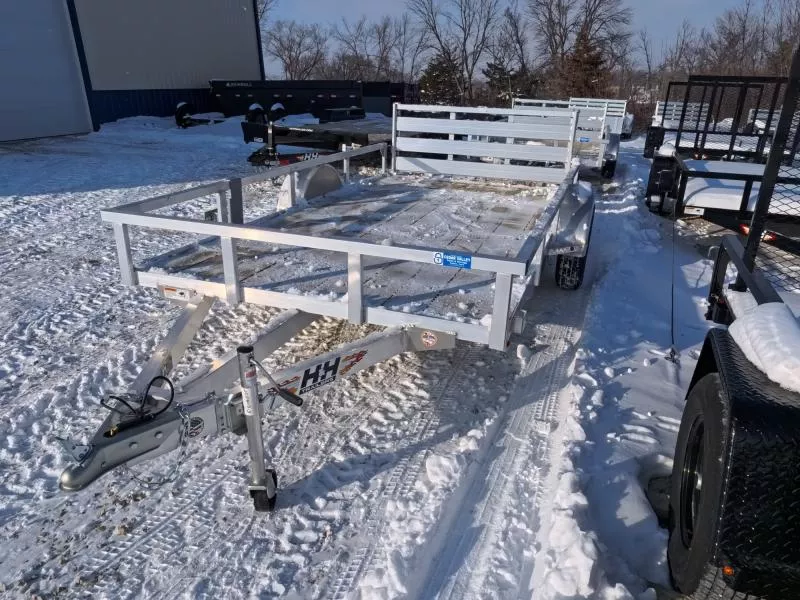 2026 H and H Trailer HH Landscape Utility-Aluminum Rail Side SA Utility Trailer