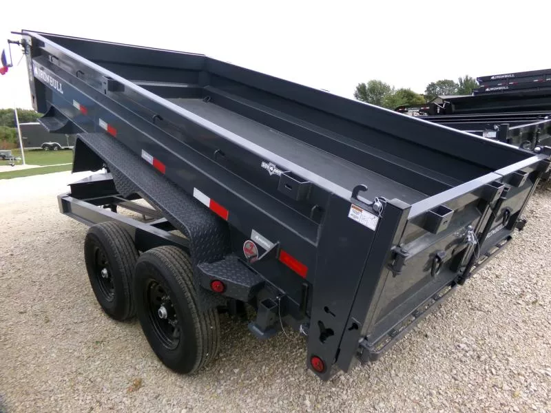 2026 Iron Bull 83 x 14 DWB Dump Trailer-14,999 lb. GVWR in Gray Dump Trailer