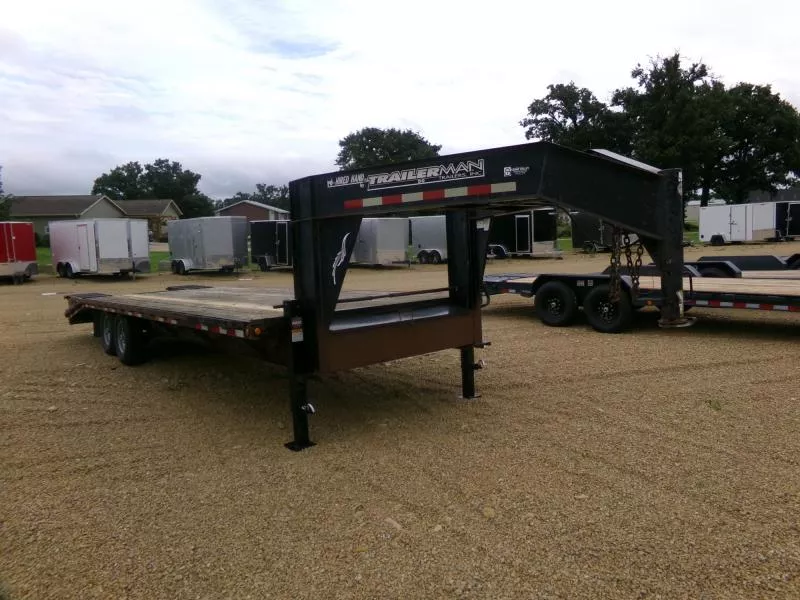 2014 Trailer Max USED 20 + 5  Gooseneck Deckover Single Wheel Tandem Deckover Trailer
