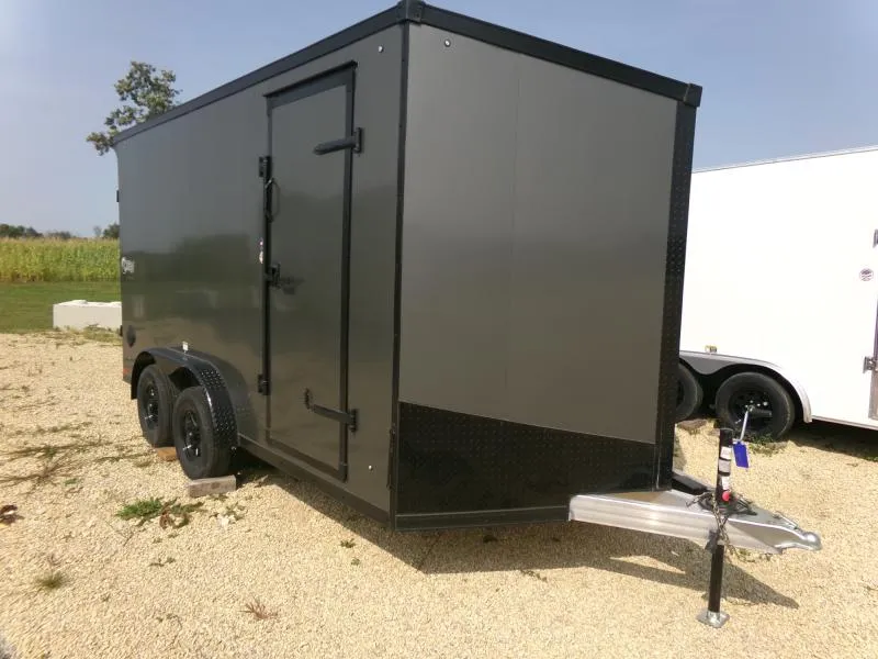 2025 Stealth Trailers 7.5 x 14 x 7 Cobra Enclosed with UTV and Black-out Package, Rear Flare with Loading Lights and Set Back Jack Cargo / Enclosed Trailer
