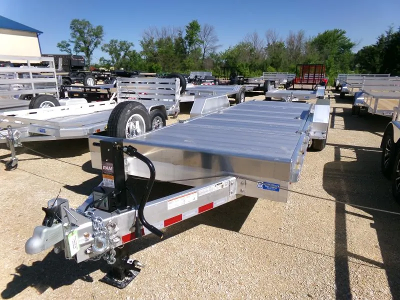 2025 Aluma 82 x 22 Aluminum Tandem Axle Tilt Bed Trailer-14k (8222-14k-6SF-TILT) Equipment Trailer