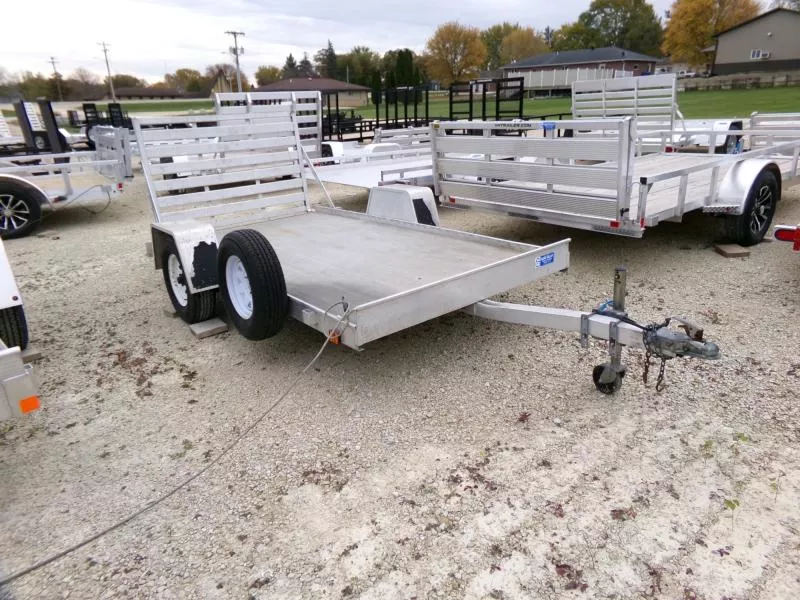 2000 Aluma USED Aluminum 63 x 10 Utility with 2,000 lb. GVWR Utility Trailer