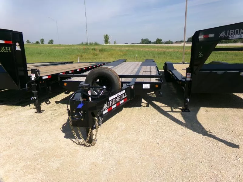 2026 Iron Bull 102 x 25 (20+5) FLP Deckover with Pintle Hitch Deckover Trailer