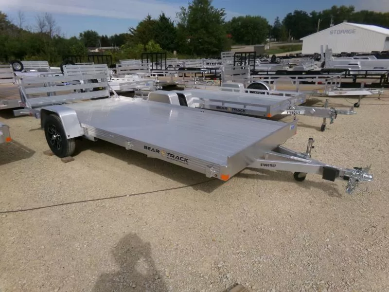 2025 Bear Track 80" x 15' Aluminum Utility Trailer ATV Trailer