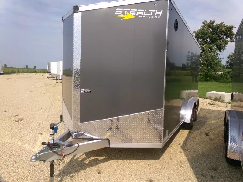 2025 Stealth Trailers 7.5 x 16 x 7 Cobra Enclosed Cargo with 7K Torsion Axles, Rear Flare Door with Loading Lights ATV Trailer