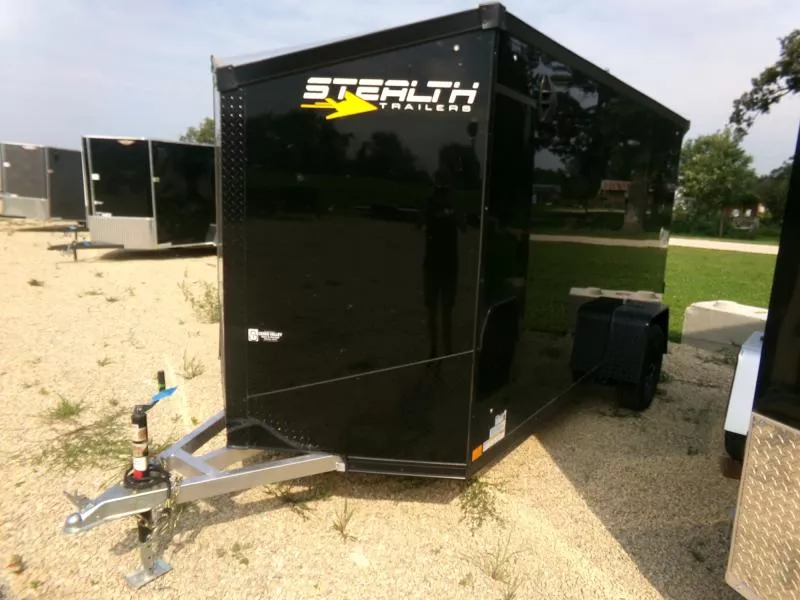 2025 Stealth Trailers 6 x 12 Cobra Enclosed Cargo-Black with Blackout Package Cargo / Enclosed Trailer