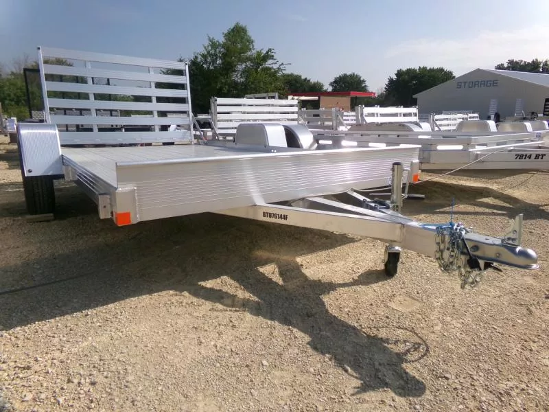 2026 Bear Track 76 x 144F Utility Trailer with Straight Tailgate and 2,990 lb. GVWR ATV Trailer