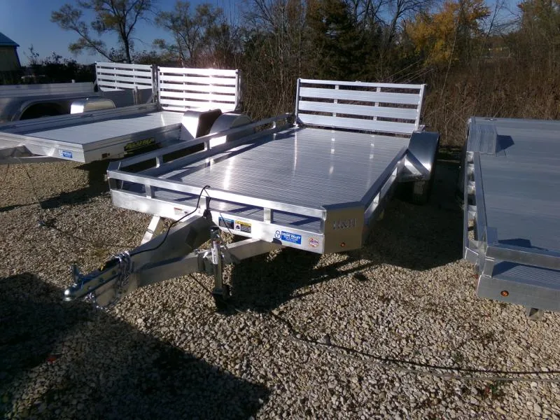 2026 H and H Trailer 78 x 12 Aluminum Low Side Utility with 3K Idler Utility Trailer