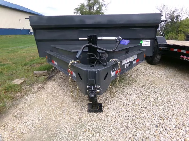 2026 Iron Bull 83 x 16 DWB Dump Trailer, 14,999lb GVWR, Gray Dump Trailer