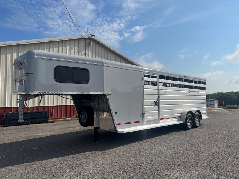 2024 Trails West Manufacturing 4H Slant Santa Fe Stock Combo Horse