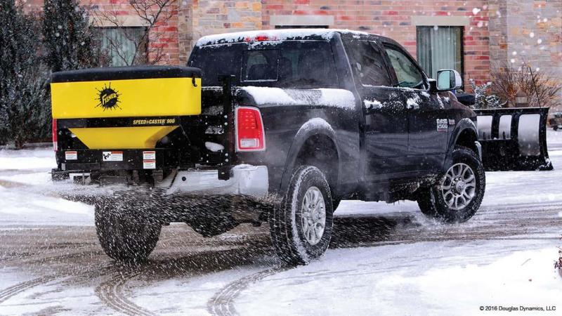 NEW Fisher Speed-Caster 525 Salt Spreader NEW Fisher Speed-Caster 525 Salt Spreader