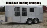 2024 Calico Trailers Calico 3 Slant 3 with Rubber Pkg Horse Trailer