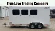 2024 Shadow Trailers 3 Horse Slant Load Stablemate Bumper Pull Horse Trailer