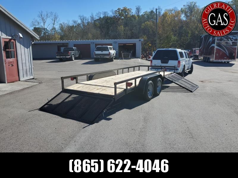 2021 Rogers Trailers 6'6" x 18' Dovetail Side Gate Utility Trailer 2021 Rogers Trailers 6'6" x 18' Dovetail Side Gate Utility Trailer