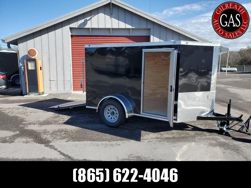 2021 Anvil 5x8 V-Nose Enclosed Trailer Ramp Door Charcoal 2021 Anvil 5x8 V-Nose Enclosed Trailer Ramp Door Charcoal