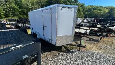 2027 Homesteader Trailers 6x12 Intrepid single axle 6" extra height 6'6" tall sd ramp Enclosed Cargo