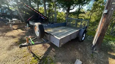 2002 Other *USED 2002* 6x10 Dovetail gate single axle Utility Trailer