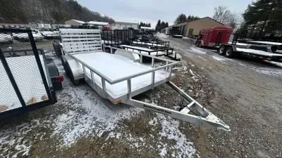 2027 CargoPro Trailers 80x16 aluminum Tandem w/gate Utility Trailer