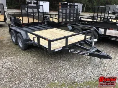 2026 Sure-Trac 82x12 Tandem Tube Top w/gate Utility Trailer