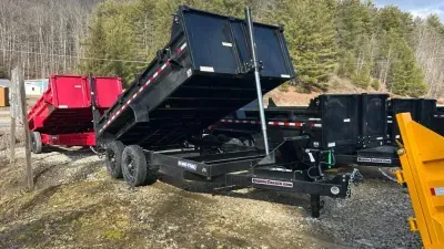 2026 Sure-Trac 82X14 7TON DUMP TELESCOPIC W/TARP AND RAMPS Dump Trailer