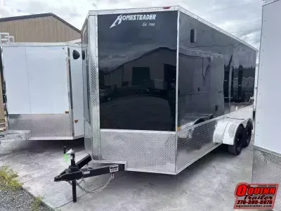 2027 Homesteader Trailers 7x16 OHV Intrepid 1ft extra height spoiler polycore Enclosed Cargo Trailer