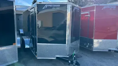 2027 Homesteader Trailers 7x14 Intrepid 6'6" Tall SD RAMP