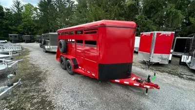 2027 Valley Trailers 6'8"X16 6Ton Stock Trailer