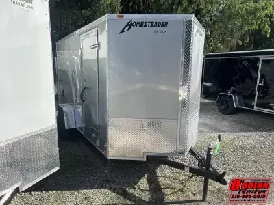 2026 Homesteader Trailers 6x12 Intrepid single axle ramp Enclosed Cargo Trailer