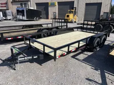 2026 Gorilla Trailer 76x16 Dovetail w/gate Utility Trailer