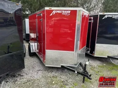2027 Homesteader Trailers 6x12 Intrepid single axle ramp Enclosed Cargo Trailer