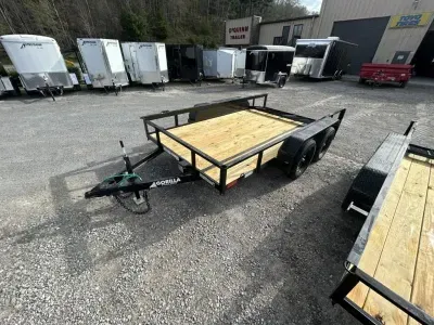 2026 Gorilla Trailer 76x12 Tandem Dovetail w/gate Utility Trailer