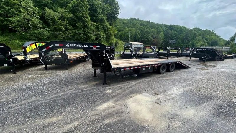 2026 Norstar Ironbull FHG 102x30 23.9K HYDRA TAIL hydraulic front jacks 14Ply Tires Gooseneck Tandem